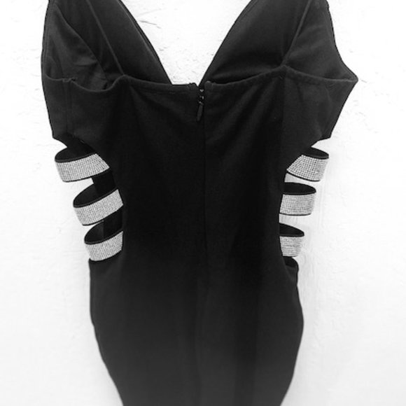 Black Windsor SHORT Prom Dress Size M - Picture 2 of 2